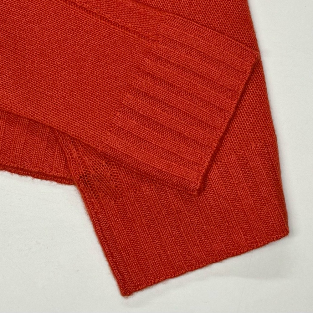 360 Cashmere Orange Turtleneck Sweater - Picture 4 of 6